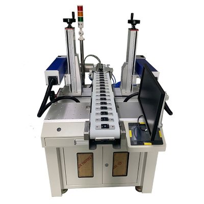Dual Loading Automatic Semiconductor Laser Marking Machine