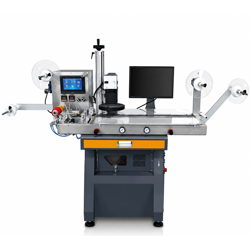 Gravity Feeding Automatic Semiconductor Laser Marking Machine
