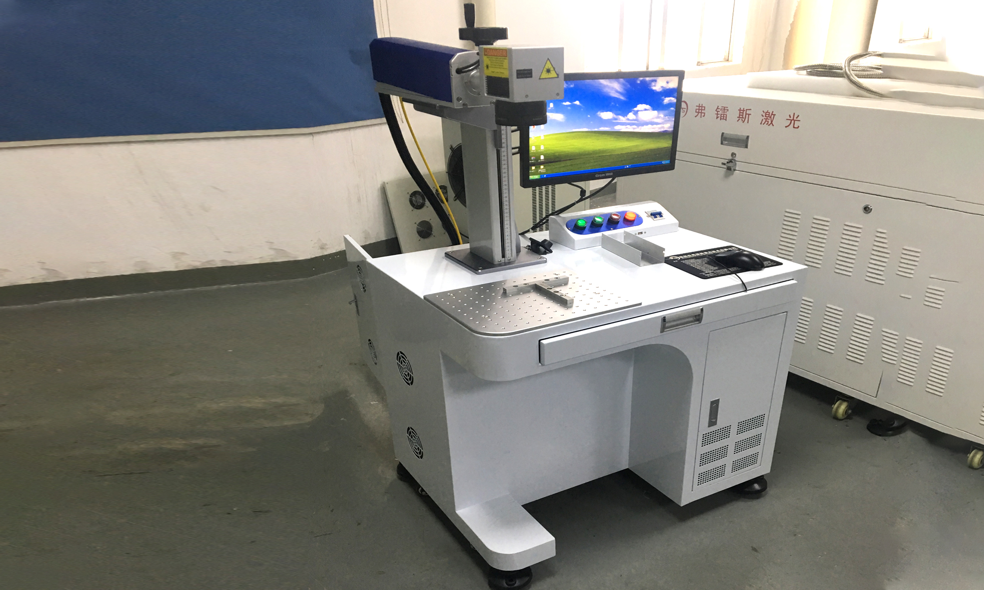 iber laser marking machine for metals, plastics and industrial parts.