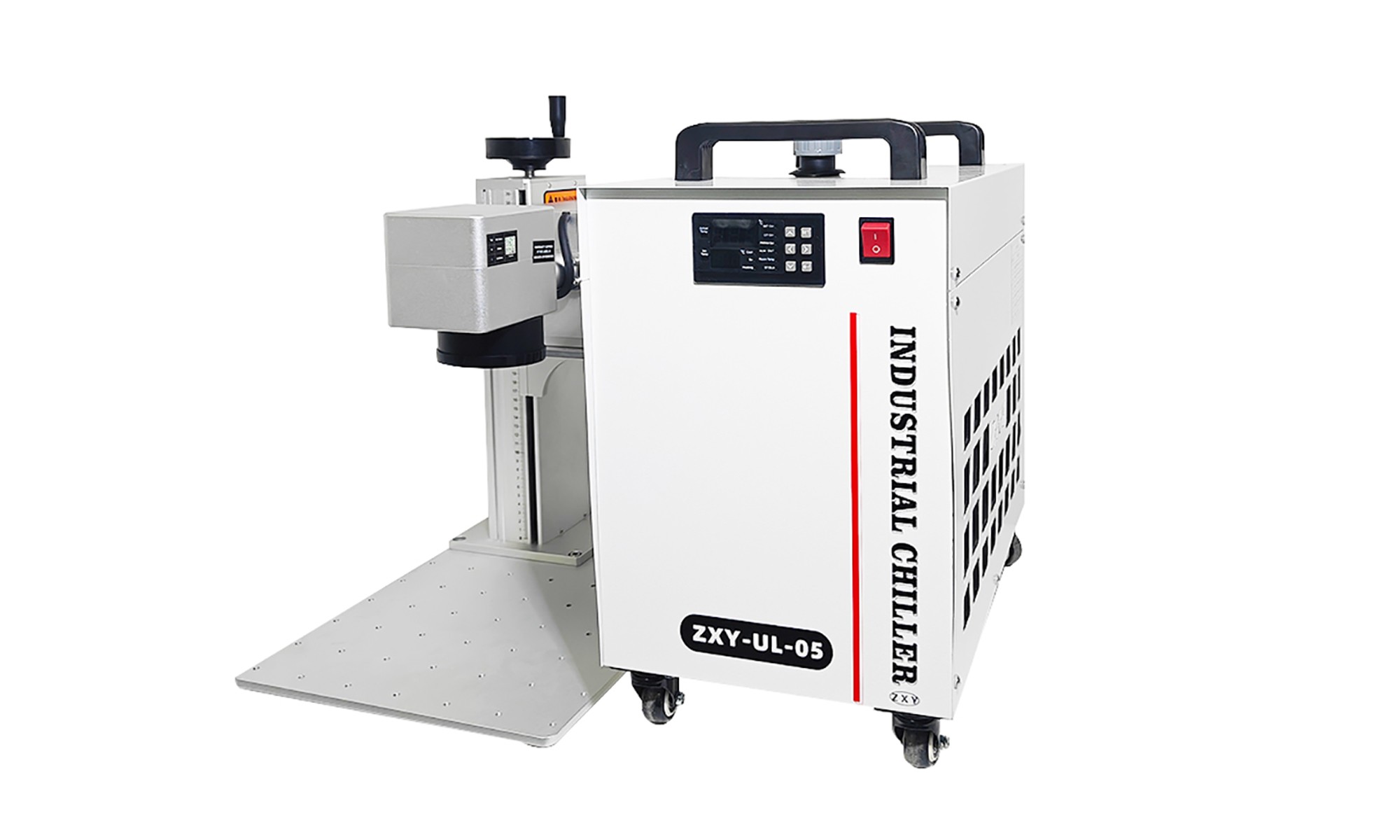 355nm UV laser marking machine delivers zero-damage ultra-fine marking on plastic, glass, PCB and sensitive materials.