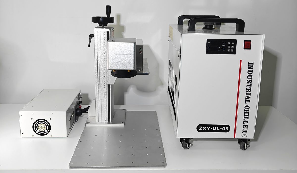 semiconductor laser marking machine marking silicon wafer